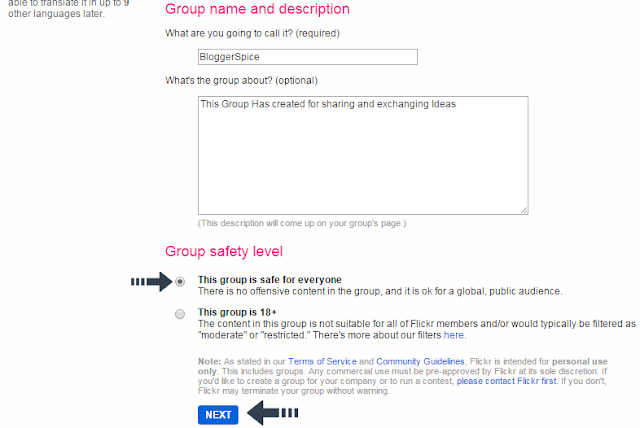 group name and discussion