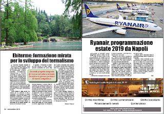 NOVEMBRE 2018 PAG. 55 - Ryanair, programmazione estate 2019 da Napoli