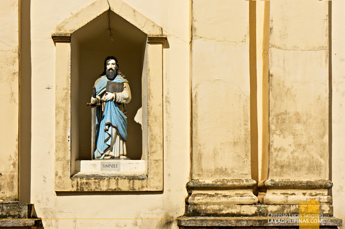 Facade Detail of St. Catherine Church in Mambusao, Capiz