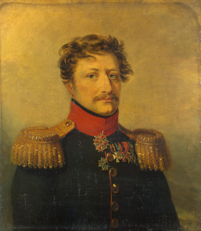 Portrait of Osip F. Dolon by George Dawe - Portrait, History Paintings from Hermitage Museum