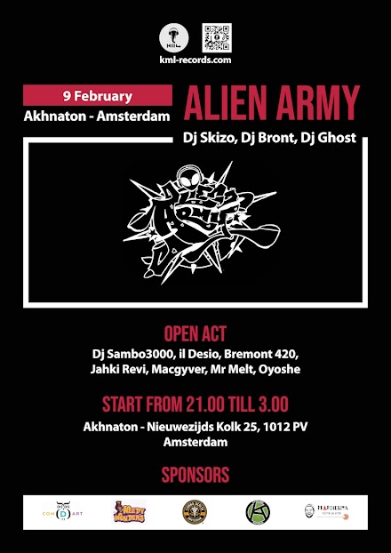 Alien Army ad Amsterdam 