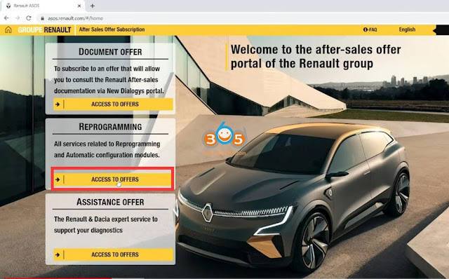 Activate Renault Gateway on Launch X431 3