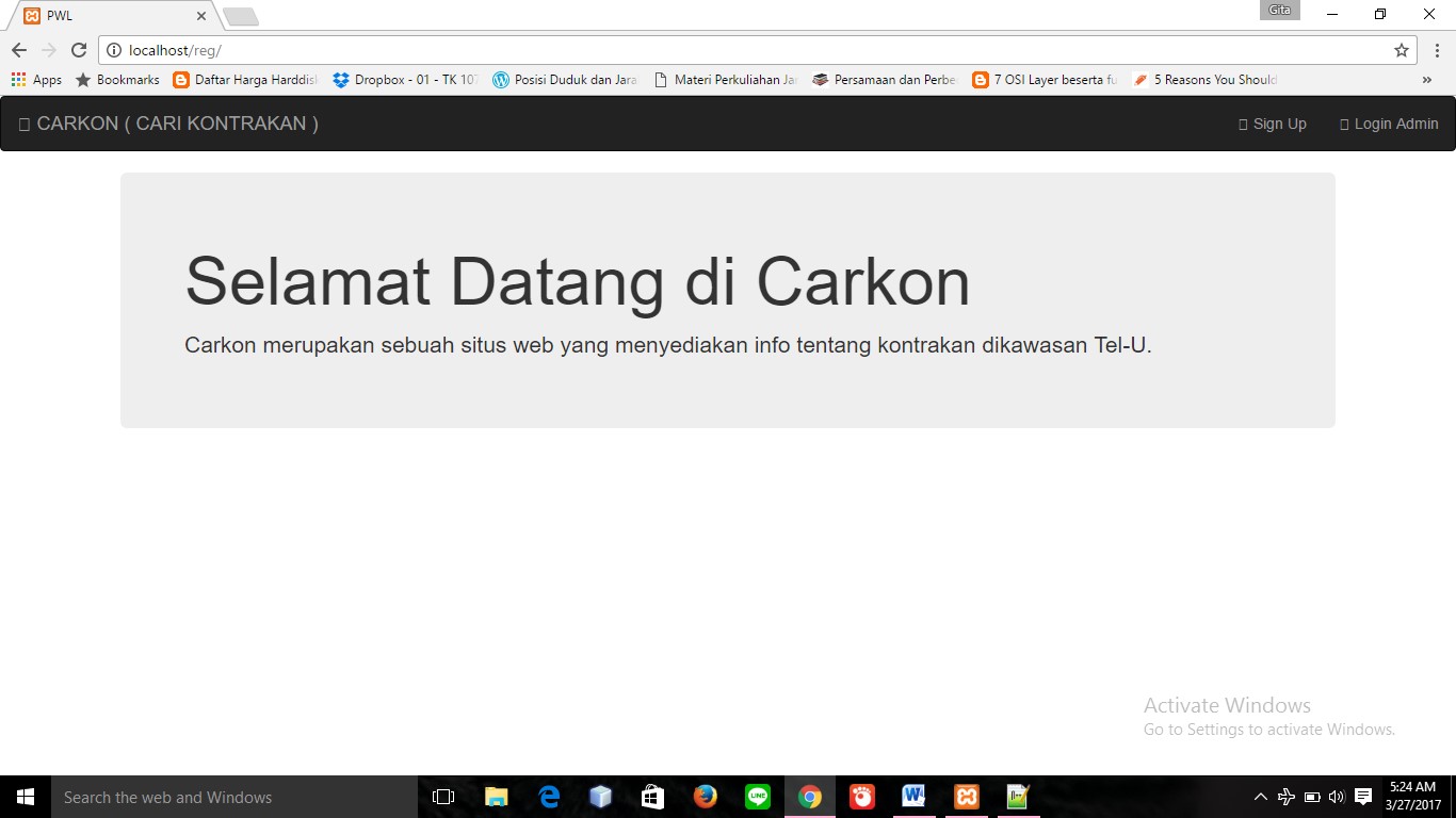 CONTOH FORM INPUT REGISTRASI DAN LOGIN ADMIN CODEIGNITER