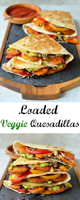 Loaded Veggie Quesadillas