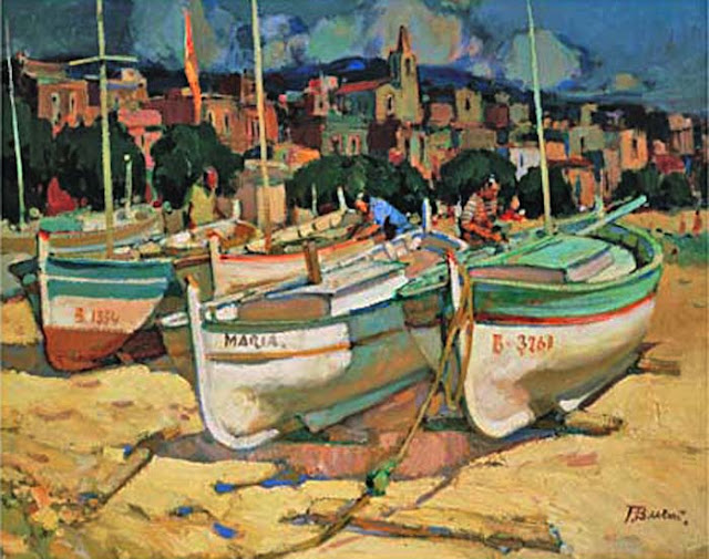 Pascual Bueno Ferrer, Paisajistas españoles, Paisajes de Pascual Bueno Ferrer, Pintor español, Pintores Catalanes, Pintores de Barcelona, Pintor Pascual Bueno Ferrer