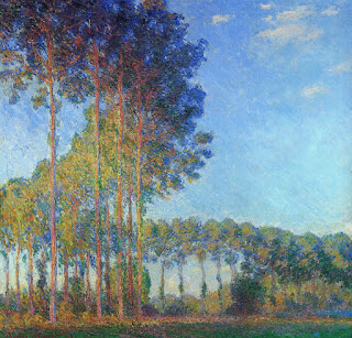 Poplars on the Banks of the River Epte, Seen from the Marsh, 1891-92.