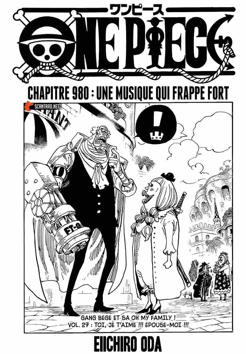 One Piece Scan 980 One Piece Scan En Ligne One Piece Scan 980 One Piece Scan En Ligne