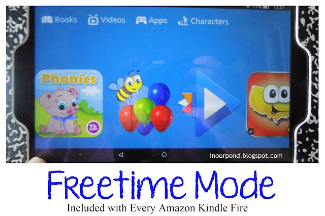 Non-Geek's Guide to Using Audiobooks in Kindle Freetime Mode from In Our Pond