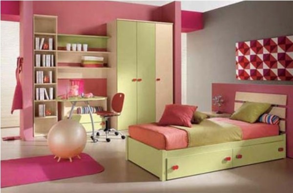  Dekorasi  kamar  tidur kecil  minimalis modern untuk anak 