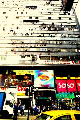 Image of Chungking Mansions, Kowloon, Hong Kong.