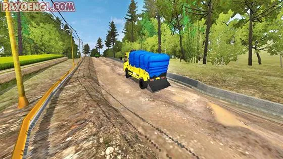 mod bussid map offroad asli becek