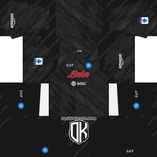 Napoli DLS Kits 2022-2023 EA7 - Dream League Soccer Kit (Thứ ba)