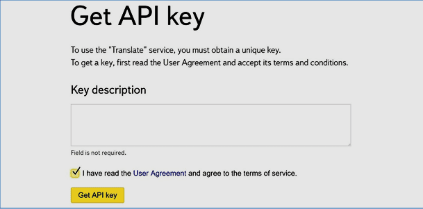 Get API Key