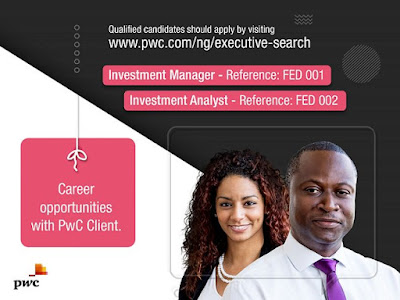 Requirement vacancies at PricewaterCoopers for Qualified Nigerians 2019