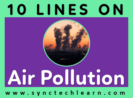 10 lines on air pollution in hindi