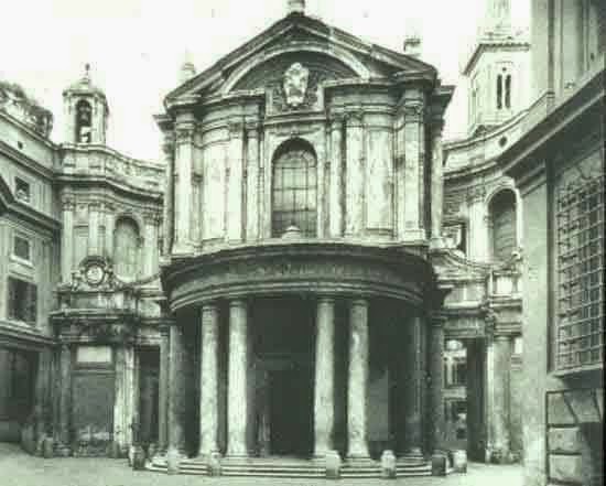 Chiesa di Santa María della Pace a Roma | Pietro da Cortona | 1656