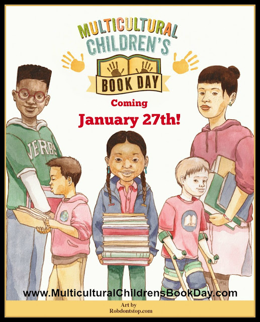 Multicultural Children's Book Day poster #ReadYourWorld