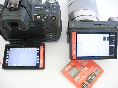 sony alpha nex slt a33 a700 camera comparison