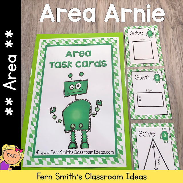 Click Here to Download This Area Arnie Area Center Games, Task Cards, and Printable Worksheets Math Center Resource for Your Classroom Today!