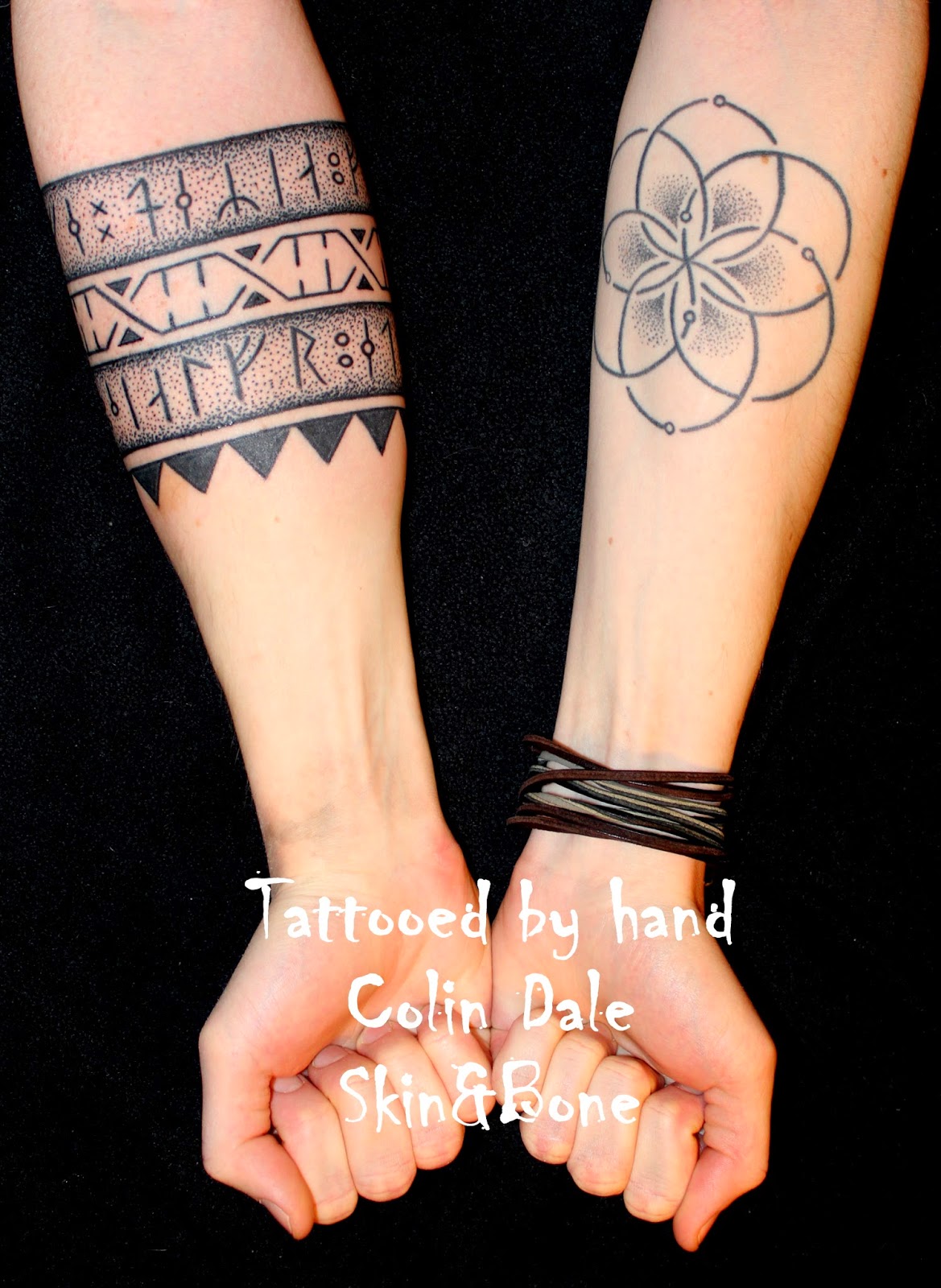 SKiN&BoNE: Hand tattooing... in the studio and on the road