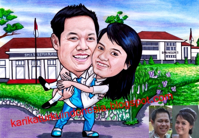 Karikaturku Indonesia: Karikatur Untuk Hadiah Pernikahan