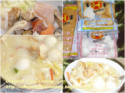 Seafood Lomi - Cooking Procedure