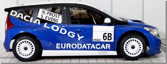 Dacia Lodgy MPV 12  - Nogmaals silhouet nu vanaf de andere kant