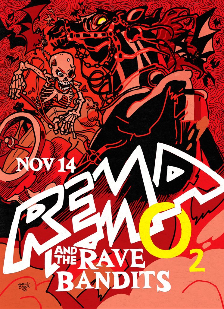 Rema And The Rave Bandits Concert at the O2 Arena, London, England on Tuesday 14 November, 2023