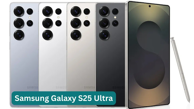 Samsung Galaxy S25 Ultra with 250MP camera, AMOLED display, and Snapdragon 8 Gen 4 processor