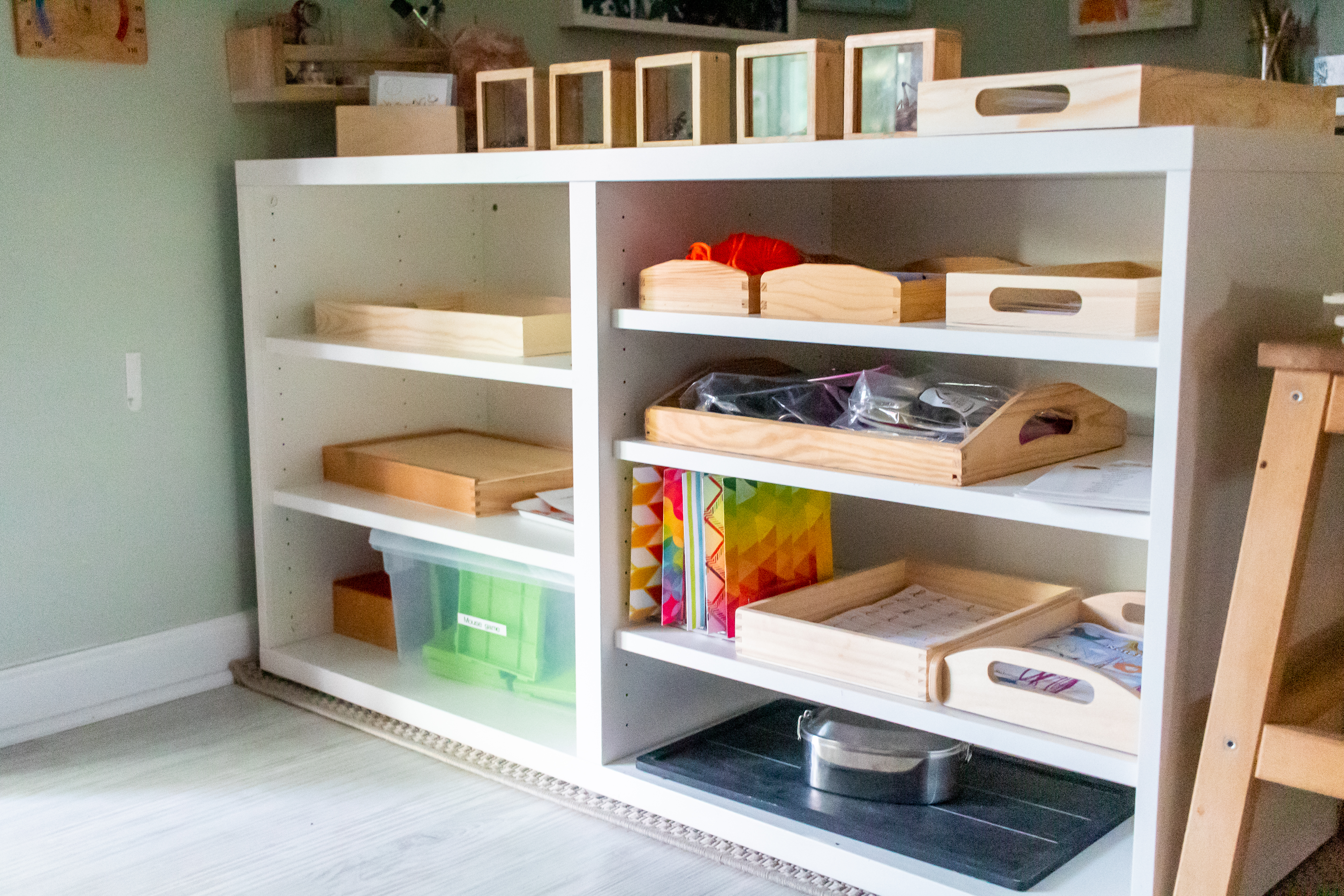 Montessori Materials at Home at 5