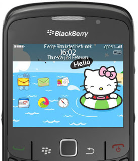 Tema Lucu Hello Kitty Untuk Blackberry Gemini