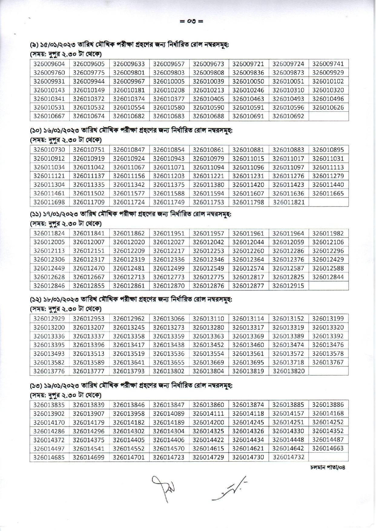 DSHE Exam Date Published