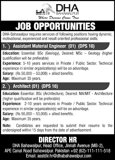 Defence Housing Authority Jobs - DHA Jobs