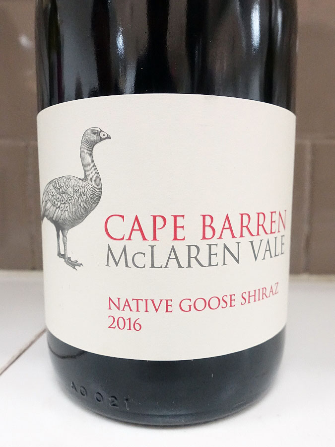 Cape Barren Native Goose Shiraz 2016 (90 pts)