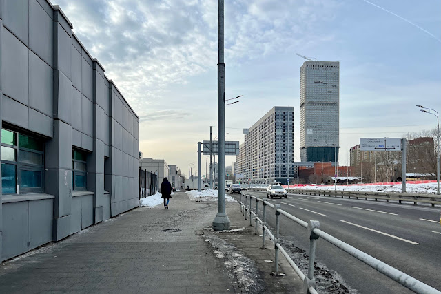 проезд Серебрякова, бизнес-центр Silver Stone, строящийся жилой комплекс Silver / Afi Tower
