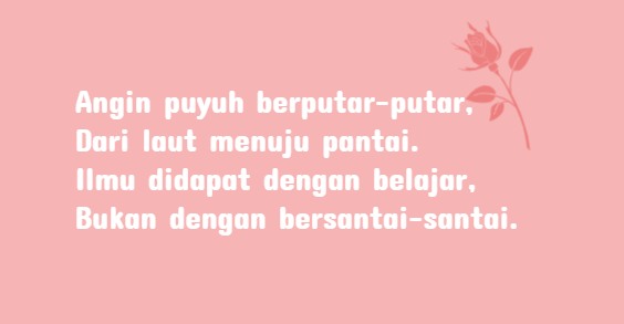 contoh pantun orang tua