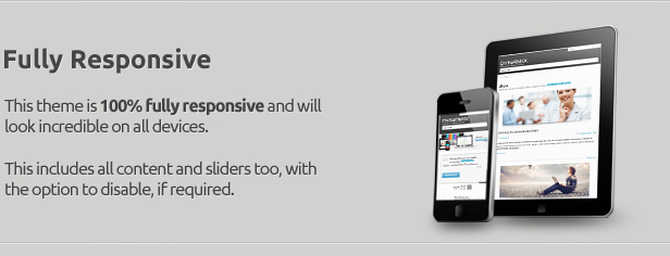 100% fully responsive