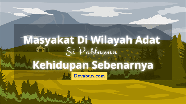 masyakat di wilayah adat