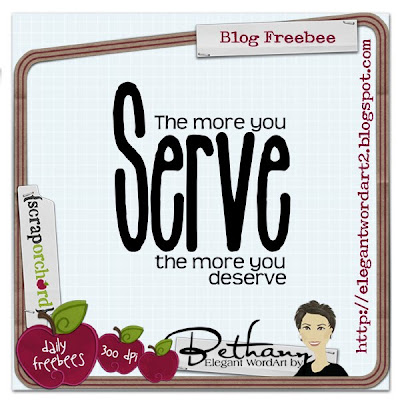 http://elegantwordart2.blogspot.com/2009/12/more-you-serve.html