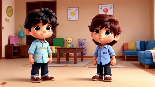 Cute little boy in morning images