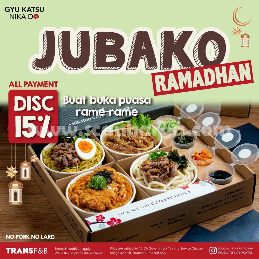 Promo Gyu Katsu Nikaido Spesial JUBAKO RAMADHAN