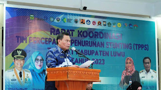 Sekretaris Daerah Kabupaten Luwu Membuka Rakor Tim Percepatan Penurunan Stunting