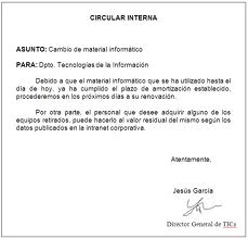 HISTORIA DE LA COMUNICACION: LA CIRCULAR Y LOS ELEMENTOS 