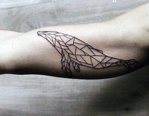 Geometric-Design-Whale-Arm-Tattoo