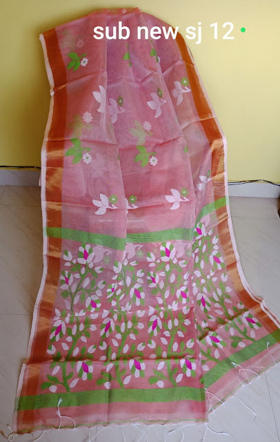  Jamdani  Silk Sarees