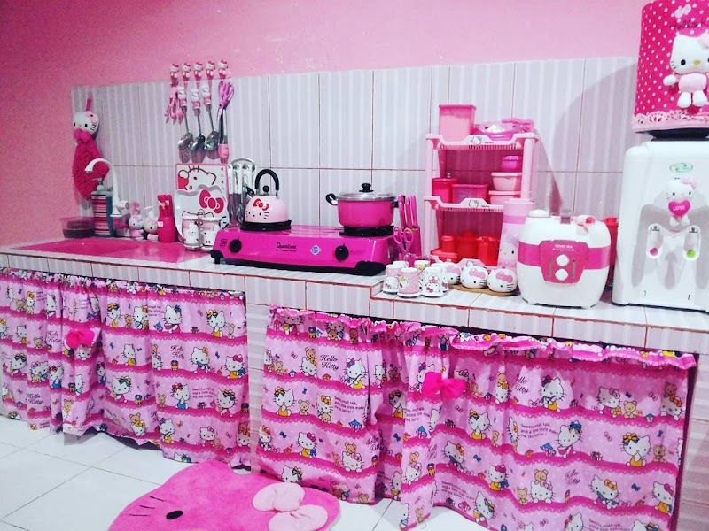 22 Ide Populer Gambar Dekorasi Dapur Hello Kitty