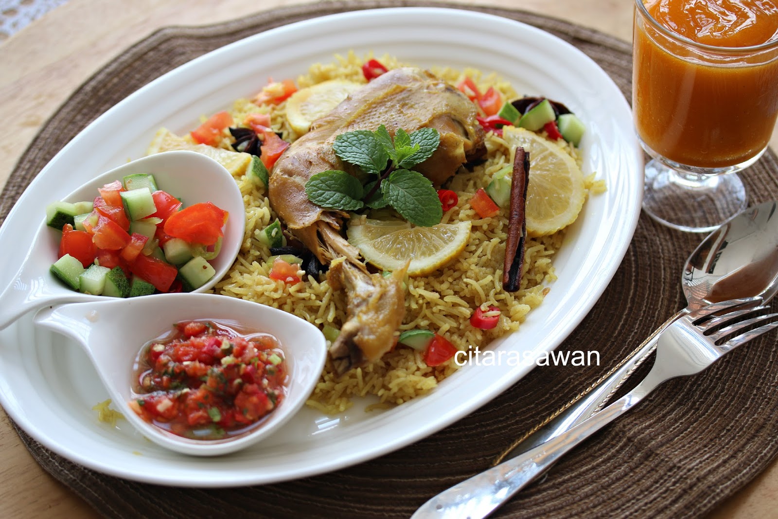 Nasi Arab Mandy / Mandy Chicken Rice ~ Resepi Terbaik