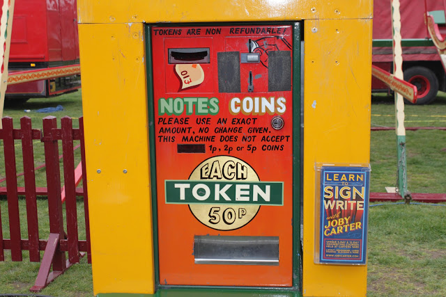 One of the Carters Steam Fairs token machines.