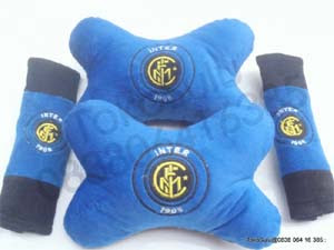 Jual Bantal Mobil 2 IN 1 Motif INTER MILAN