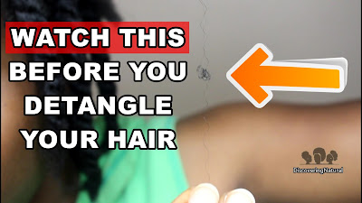 How to Detangle Single Strand Knots in Natural Hair | Discovering Natural